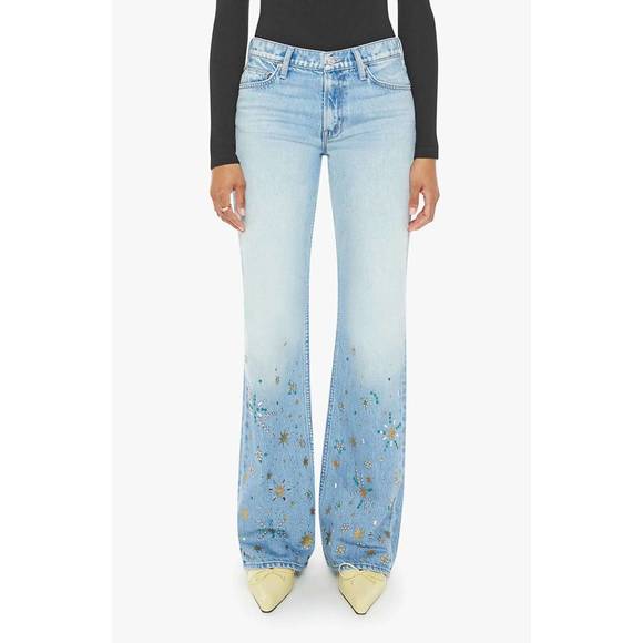 NEW MOTHER the bookie ankle jean in righteous gemstone - Picture 1 of 4